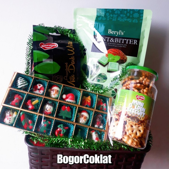 

'+'+'+'+] Parsel Natal Keranjang HIjau