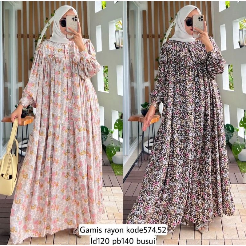 Gamis Rayon Kode 574.52 by Alvaro Collection