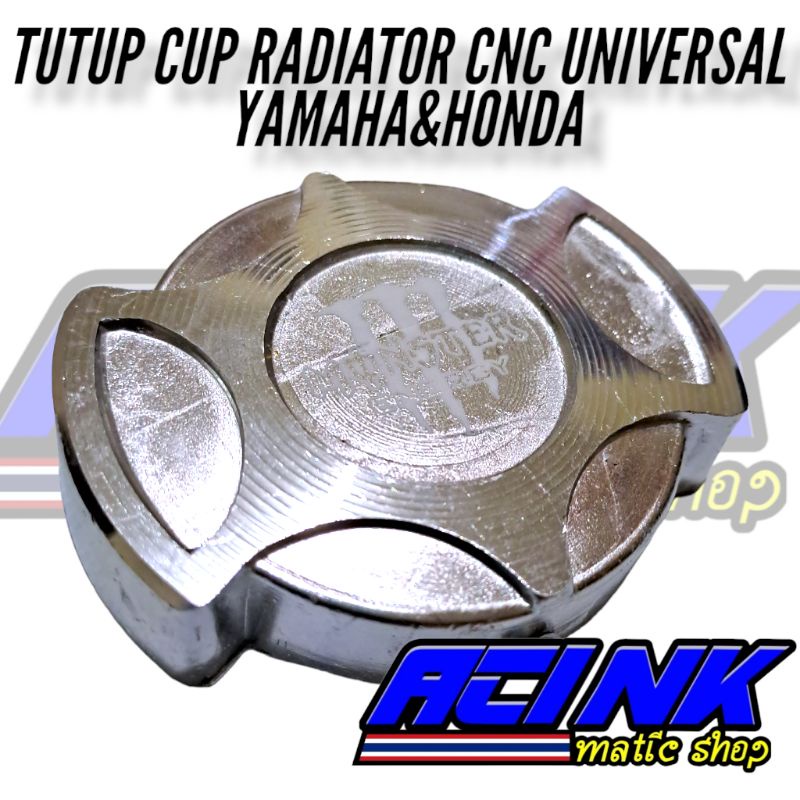 TUTUP RADIATOR COVER TUTUP CUP AIR  RADIATOR HRC CNC NMAX OLD NMAX NEW PCX VARIO