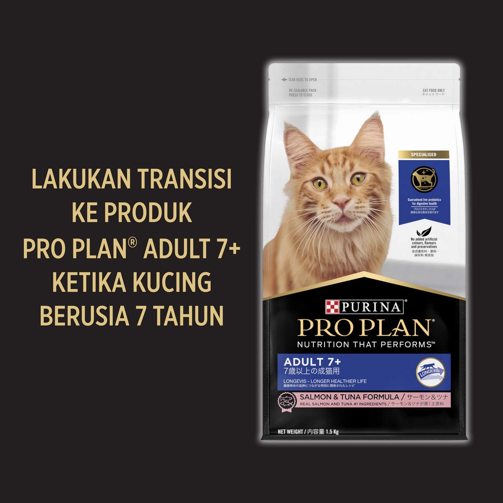 PRO PLAN Adult Weight Loss Sterilised Salmon Tuna Makanan Kucing 3kg