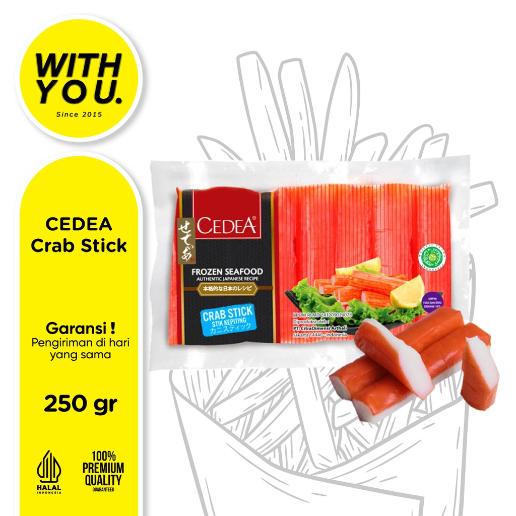 

Crabstick Cedea 250gr & 1kg