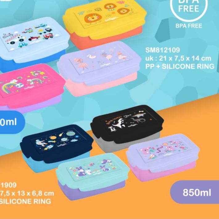 ☑ lunchbox smiggle/kotak makan smiggle ✱