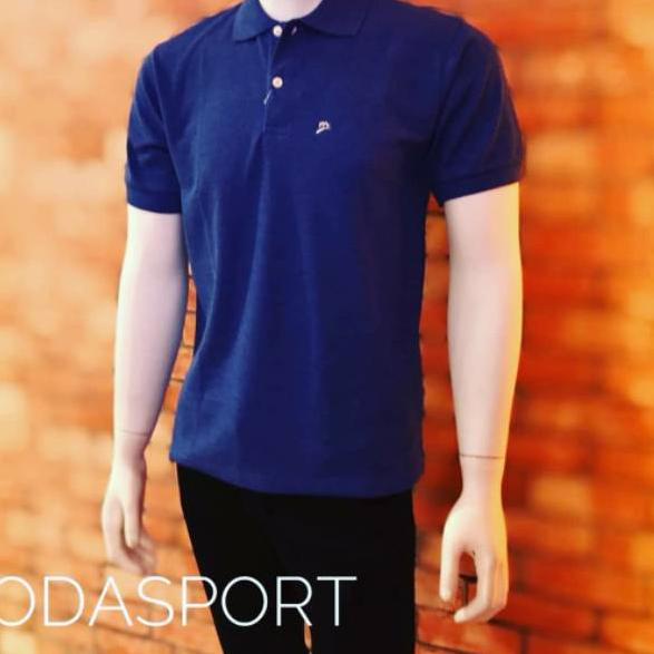 ← MODASPORT kaos kerah polos pendek ♀