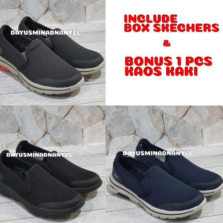 Viral SEPATU PRIA / SKECHERS / SKECHERS PRIA / SKECHERS GOWALK 5 APPRIZE SLIPON