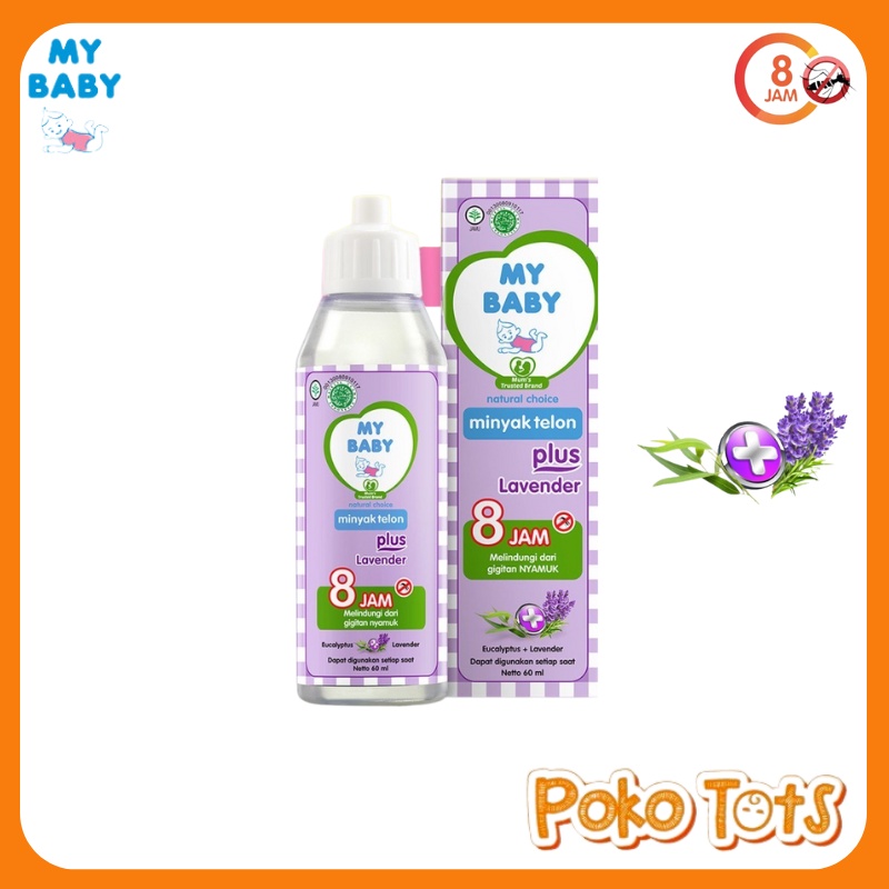 My Baby Minyak Telon Plus Lavender 60ml, 90ml dan 150ml Minyak Telon Bayi