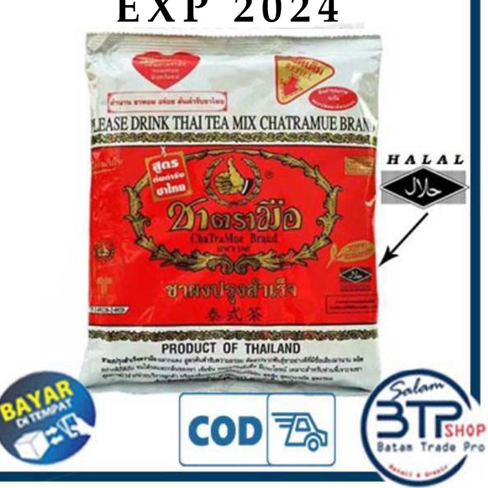

☆ BTP THAI TEA MIX CHATRAMUE BRAND 400grams ☟