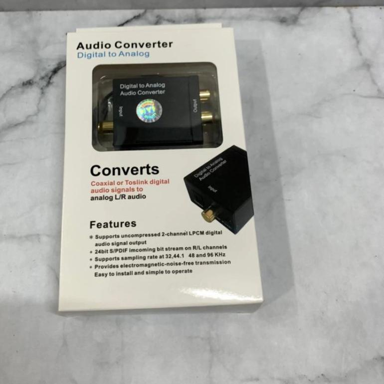 ➦ Converter Digital to analog audio converter toslink optical / converter digital to analog / audio 