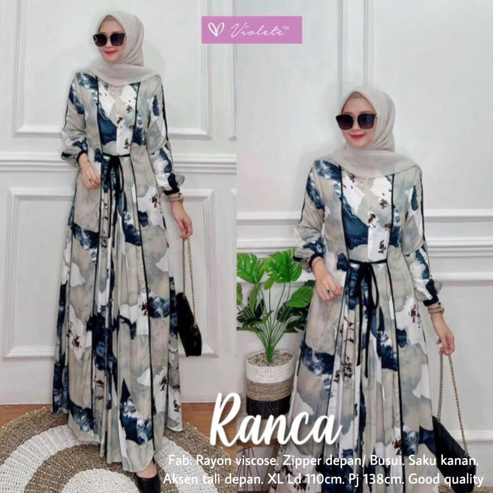 Terbagus.. RANCA DRESS - GAMIS RAYON VISCOSE - GAMIS JUMBO XL XXL XXXL 4XL LD 110 120 130 140 - GAMI