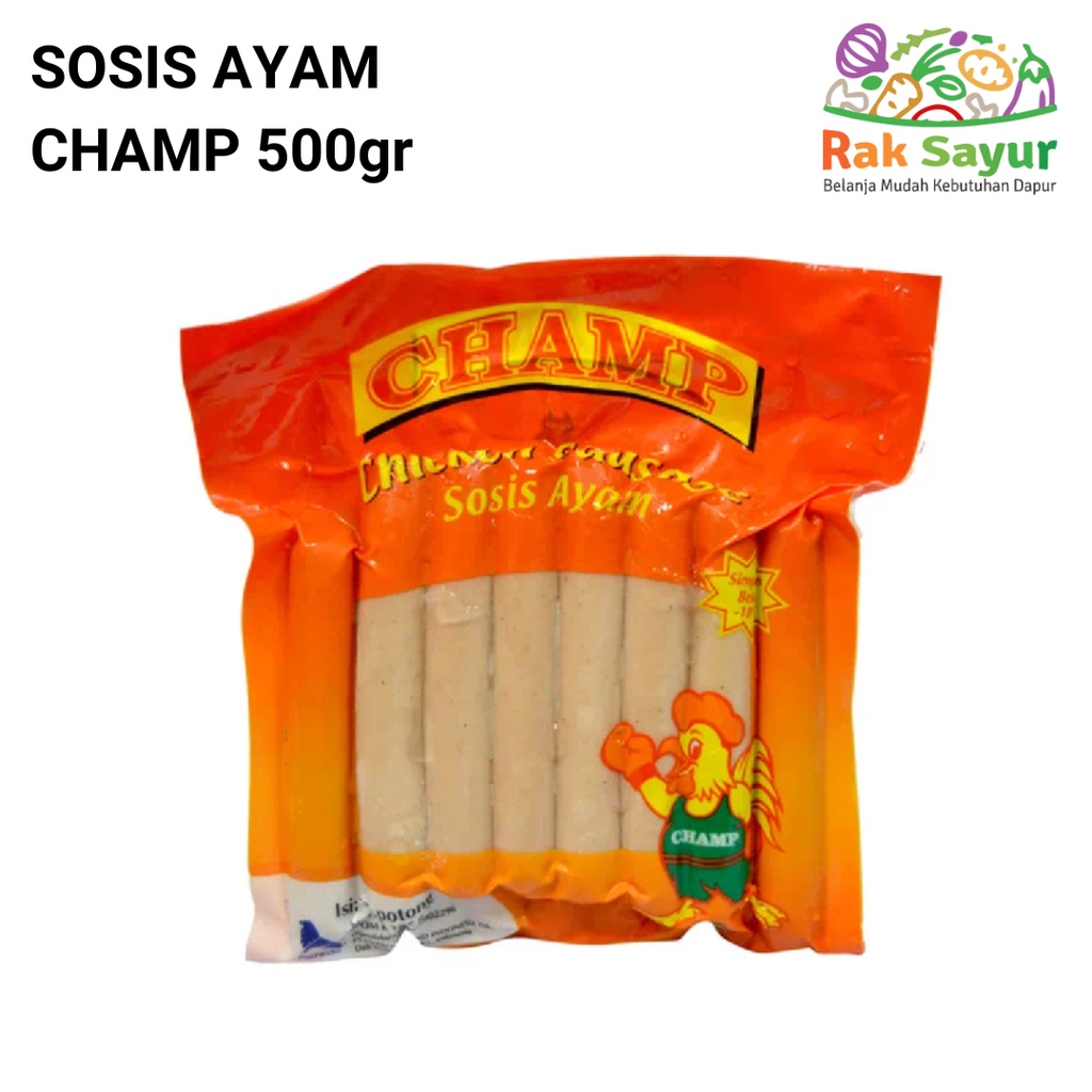 

Sosis Ayam Champ 500gr Frozenfood Rak Sayur Pasar Murah Online Padang