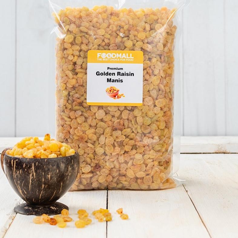 

☊ Golden Raisin Simin Manis Organik 1 KG / Kismis Emas 1 KG ►