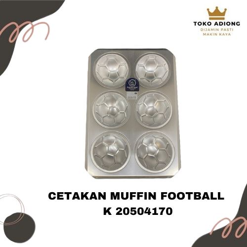 CETAKAN MUFFIN FOOTBAL K 20504170 (3479)