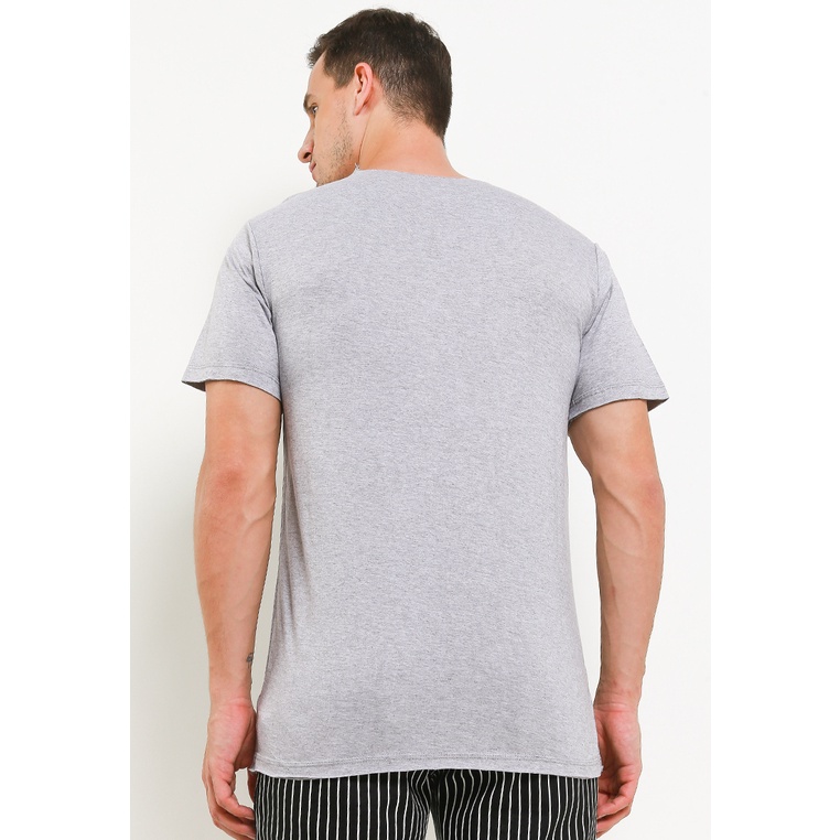 Gloaming Kaos Polos Unfinish Original Raw Abu Misty Original Cotton Combed 30S