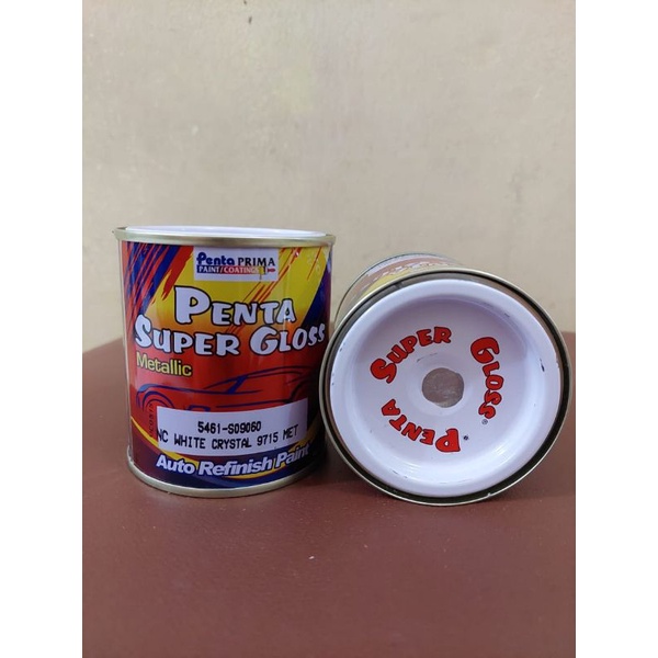 cat duco penta nc white crystal metallic super gloss / silver  metallic 200gram