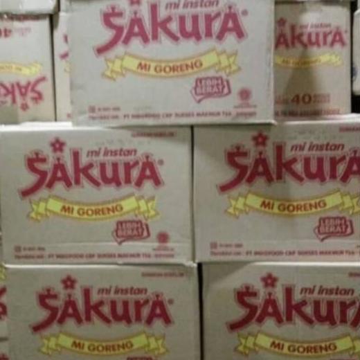 

▲ MIE INSTANT SAKURA GORENG /DUS (40PCS) ☃