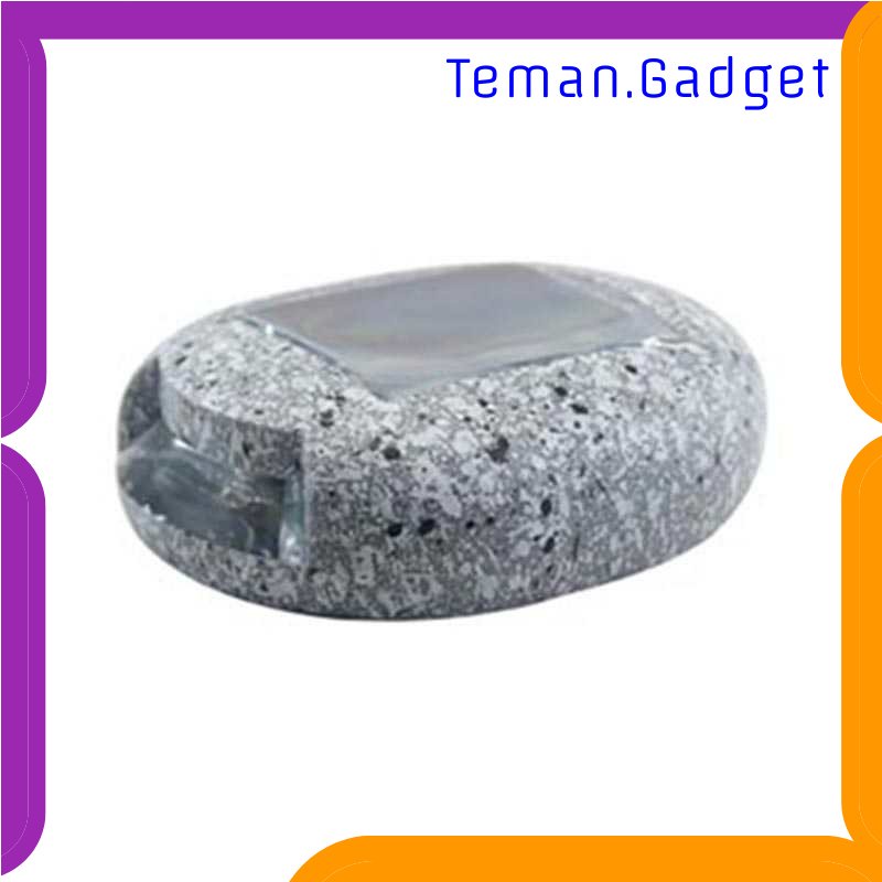 TG - LMP SOLLED Lampu Taman Hias Path Light Fake Stone Solar IP44 Cool White - GA-002