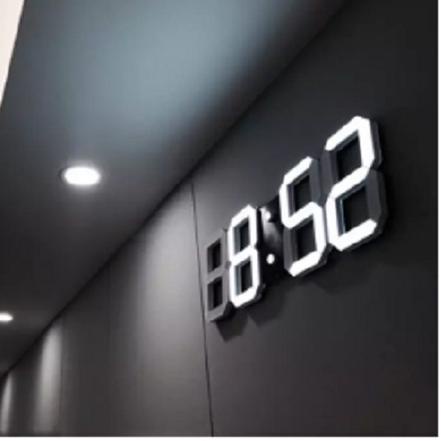 ✫ JAM DINDING DIGITAL LED/JAM MEJA-ALARM-SUHU/JAM 3D BESAR MODERN ➨