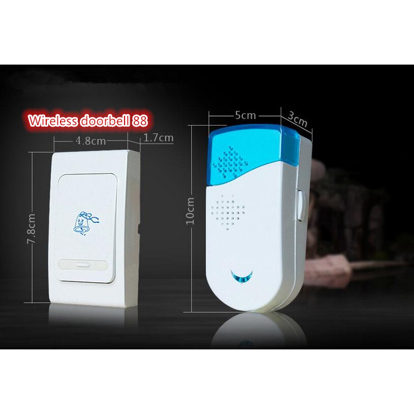 COD-[ Bel Pintu V-ZORR ] Door Bell Chime Wireless V-ZORR / Alarm Rumah / Bel Rumah / Alarm Canggih B MURAH