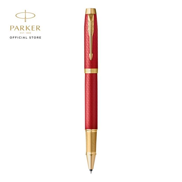 

Parker IM Premium Red Gold Trim Rollerball