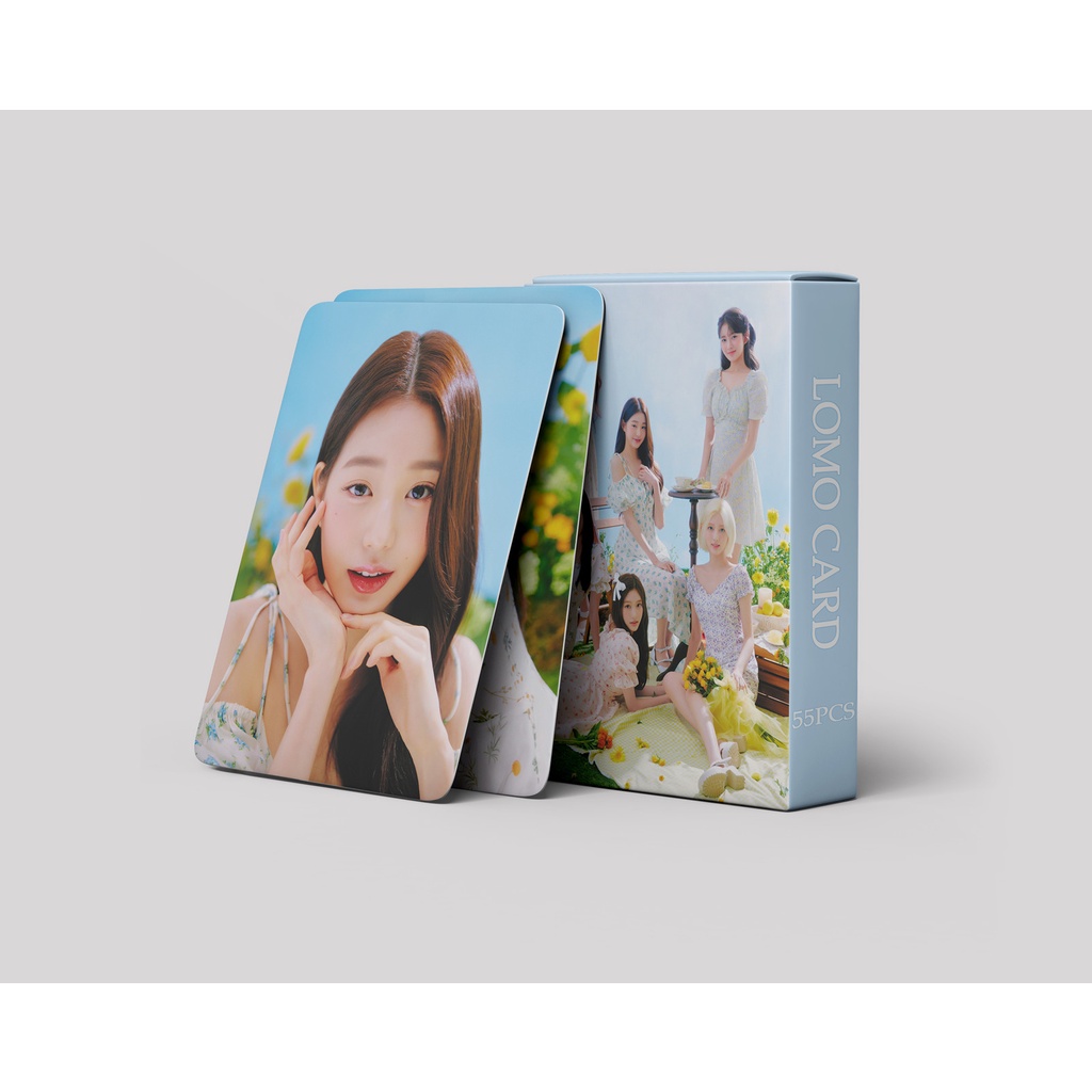 55pcs / box IVE Album GARDEN Photocards Rei Yujin Liz Wonyoung Gaeul Leeseo Lomo Cards Kpop Postcards