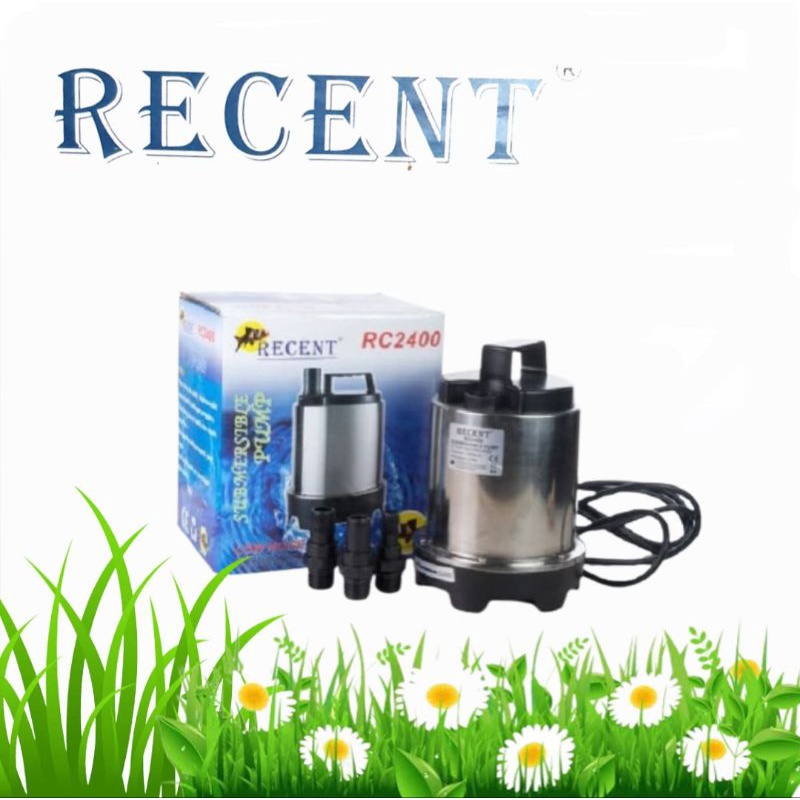 pompa celup kolam ikan recent RC 2400 stainless