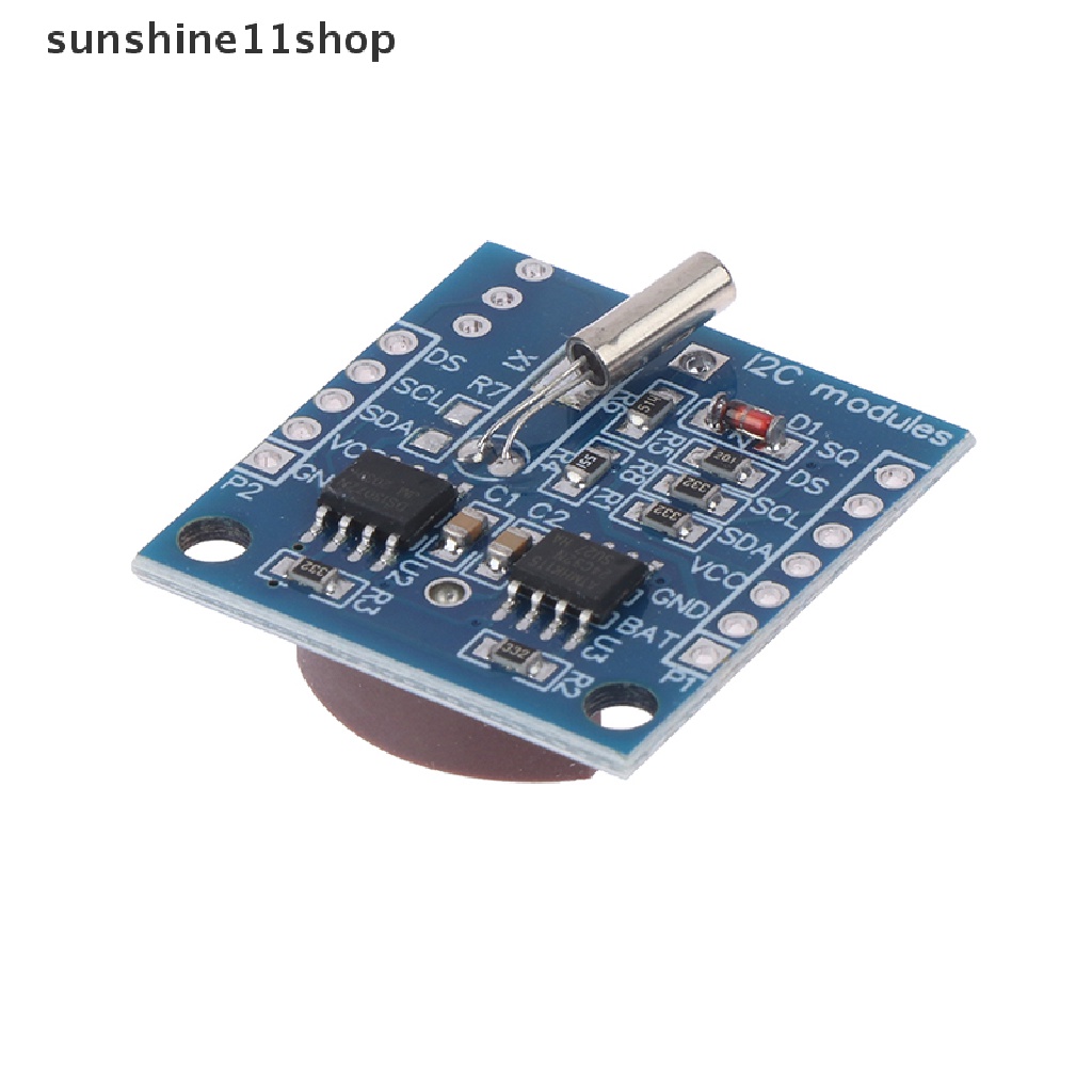 Sho 1PCS New Arrival AT24C32 Jam Real Time RTC I2C DS1307 Modul Tanpa N