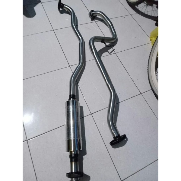 Knalpot Mobil Paket Centerpipe Resonator Toyota Vios Gen 1 2 dan 3 Yaris