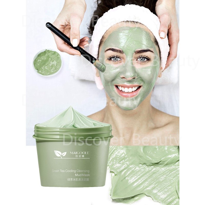 Maigoole Green Tea Clay Mask 100G Masker Wajah