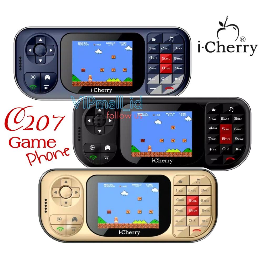 9.9 MALL iCHERRY C207 GAME PHONE - HP GAME 2,8" DUAL SIM GSM - HP MURAH