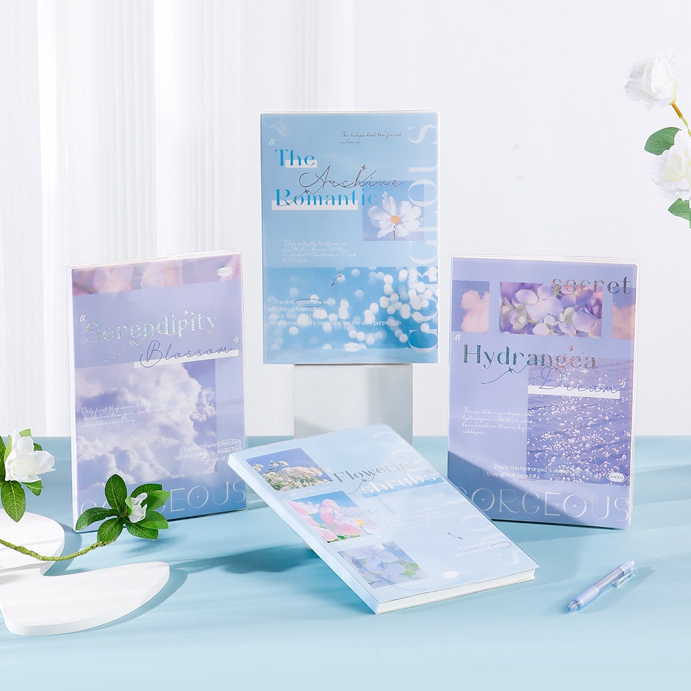 Joytop Gorgeous Blossom Thick Ruled Notebook B5 - Buku Tulis Bergaris