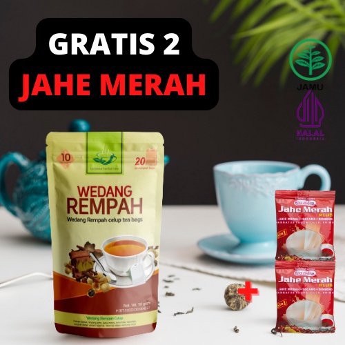 

wedang rempah asli tazakka banyak manfaat khasiat bagus alami halal isi 20 teh celup