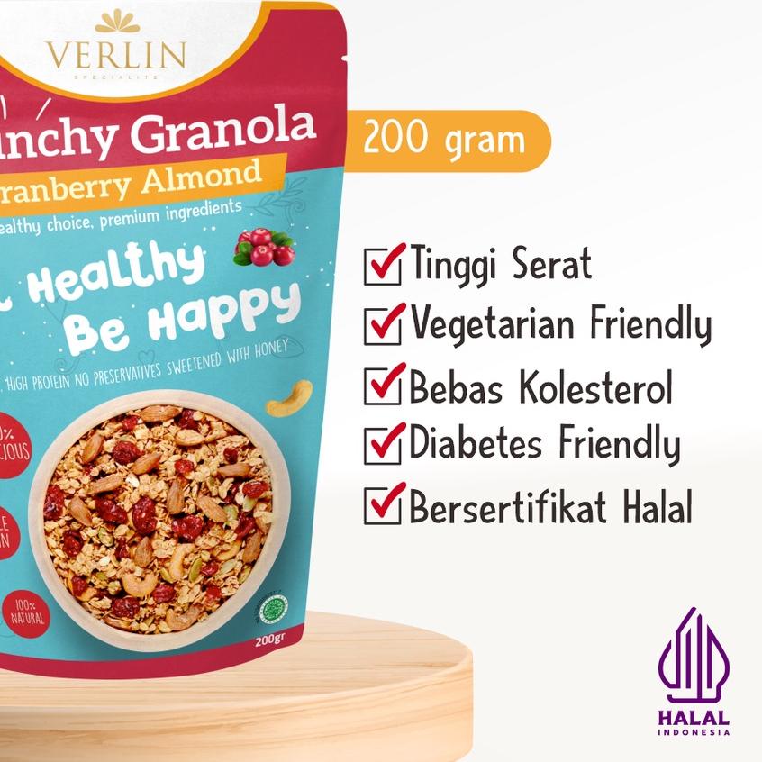 

➲ Verlin Crunchy Granola Cranberry Almond ✹