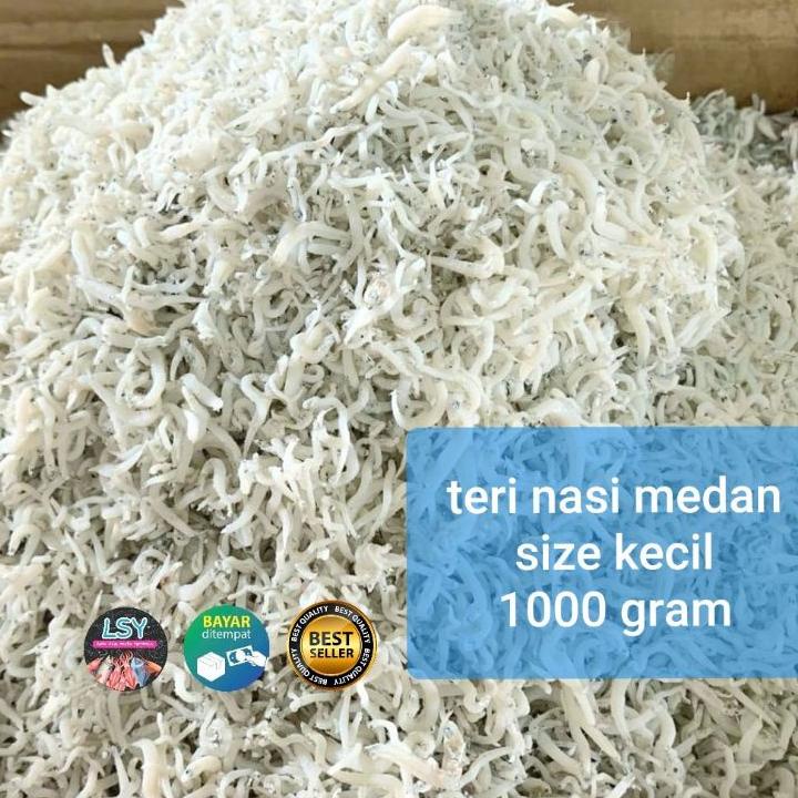 

☂ ikan asin teri nasi medan size kecil 1 kg ☇