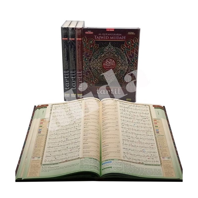 Alquran Arab Latin Tartil Cordoba Uk Besar A4 Al-Quran Tajwid Mudah