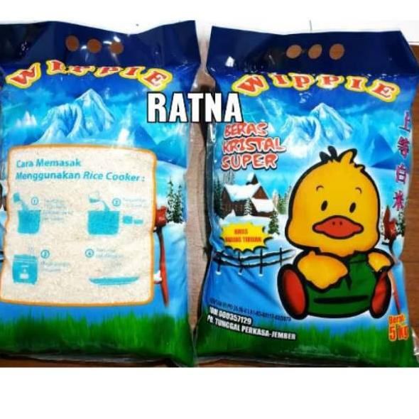 

➢ BERAS WIPPIE 10kg 10 kg KRISTAL SUPER PUNEL Satu Pabrik Dengan PIN PIN ☜