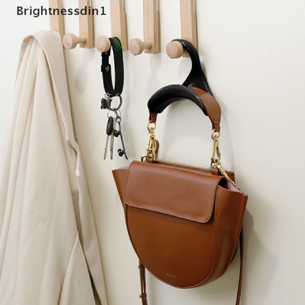 [Brightnessdin1] 1pc Arched Hook Lemari Handbag Organizer Gantungan Rak Penyimpanan Gantung Butik