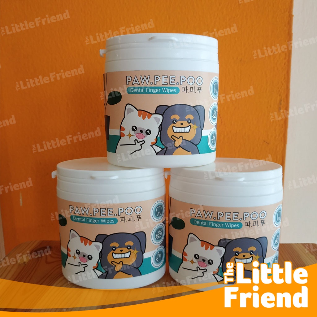 Tisu Jari Basah Pembersih Gigi Anjing Kucing Teeth Dental Finger Wipes