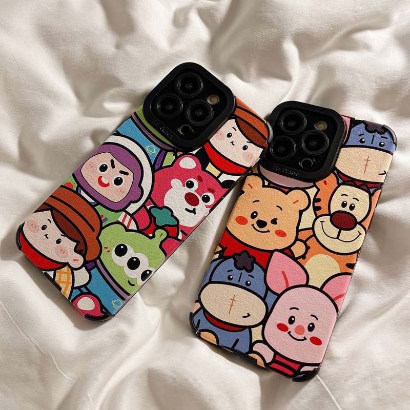 Lovely！Winnie Bear &amp; Monster Soft Case HP VIVO Y11 Y12i Y12 Y15 Y17 Y50 Y30 Y30i Y19 Y93 Y91C Y83 V5 V5S V9 V20 S1 Z1 Pro V15 V23 5G Y12S Y20 Y20i Y20S Y52S Y31S New Casing