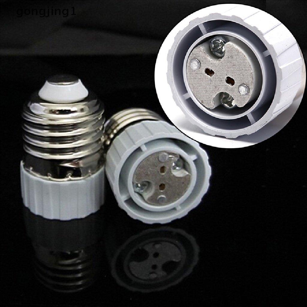 Ggg E27 to MR16 Base Converter E27 Dudukan Lampu Adapter Screw Socket E27 Ke GU5.3 G4 ID
