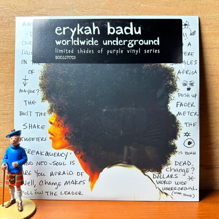 PIRINGAN HITAM / VINYL ERYKAH BADU - WORLDWIDE UNDERGROUND (1LP,CLRD)