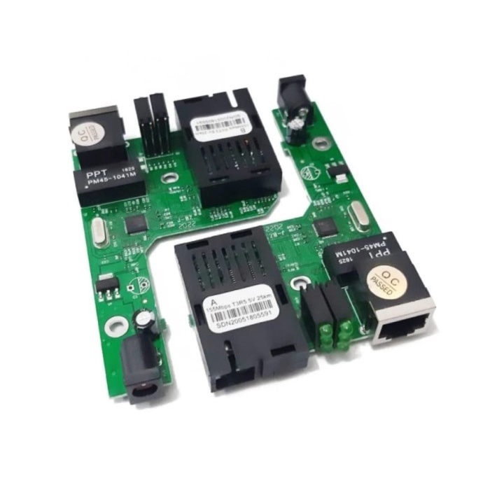 PCB Board NetLINK HTB-3100 A+B Fiber Optic Media Converter