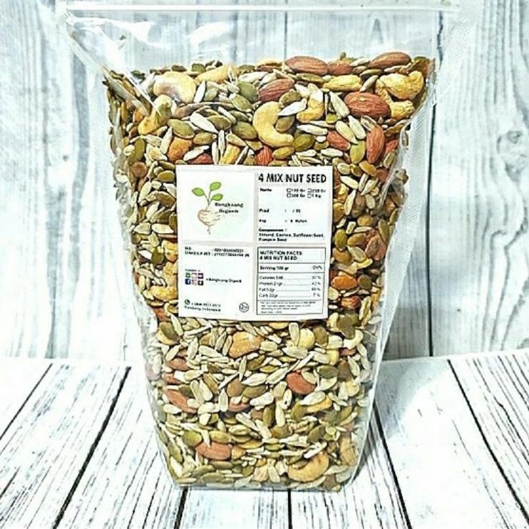 

✱ MIX NUT SEED 500gr - Almond, Cashew, Pumpkin Seed, Sunflower Seed - Roasted ❇