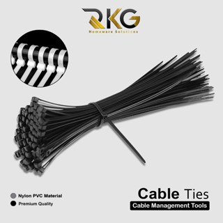 RKG Kabel Ties 100 pcs Hitam 10cm / 15cm / 20cm/ 25cm / 30cm