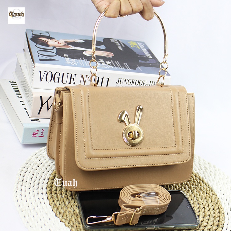 TUAH SLIMBAGS NEW ARIVVAL / Tas Kotak Semi Premium Kunci Mickey Gagang Besi Gold NekeL Series high quality DK -17 / Tas Pesta Mewah &amp; Elegan Wanita / Tas Selempang Wanita / Tas jinjing wanita / Tas Wanita Terbaru Kekinian &amp; Terlaris