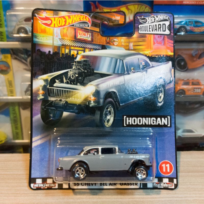 HOT WHEELS 55 CHEVY BEL AIR GASSER HOONIGAN - BOULEVARD - PREMIUM