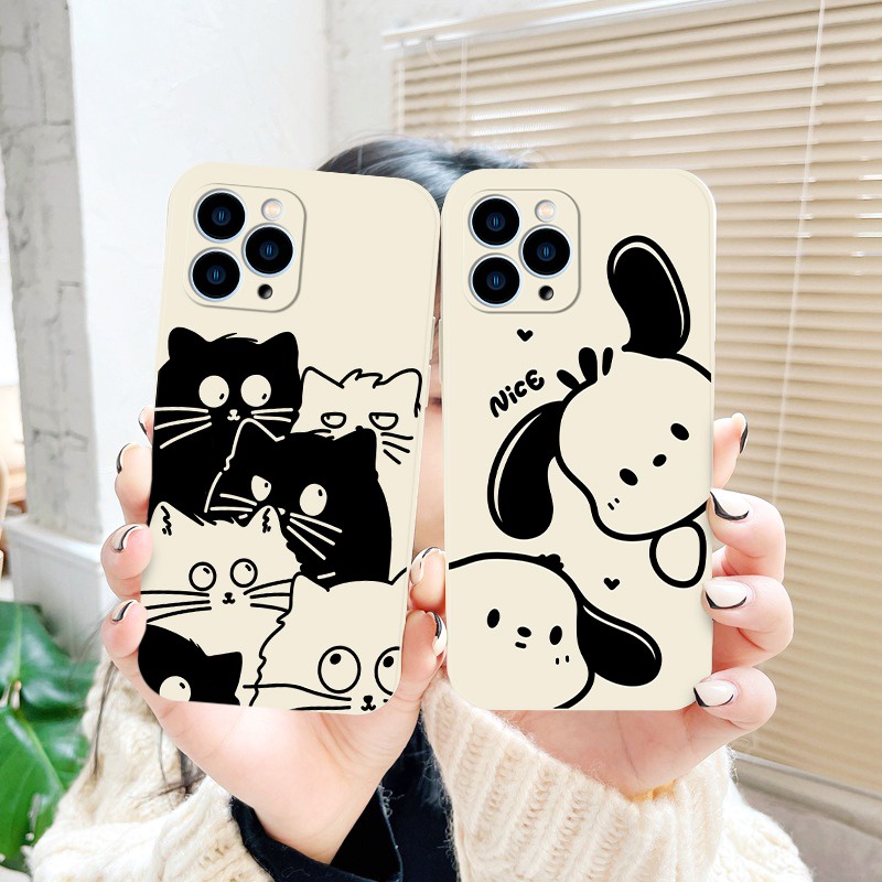 PRINTING LENS PROTECTOR DOG &amp; CAT infinix hot 20i 12 11 2023 10 play 11 11s 8 9 play note 8 smart 4 5 6 note 12 hot 12i 8i