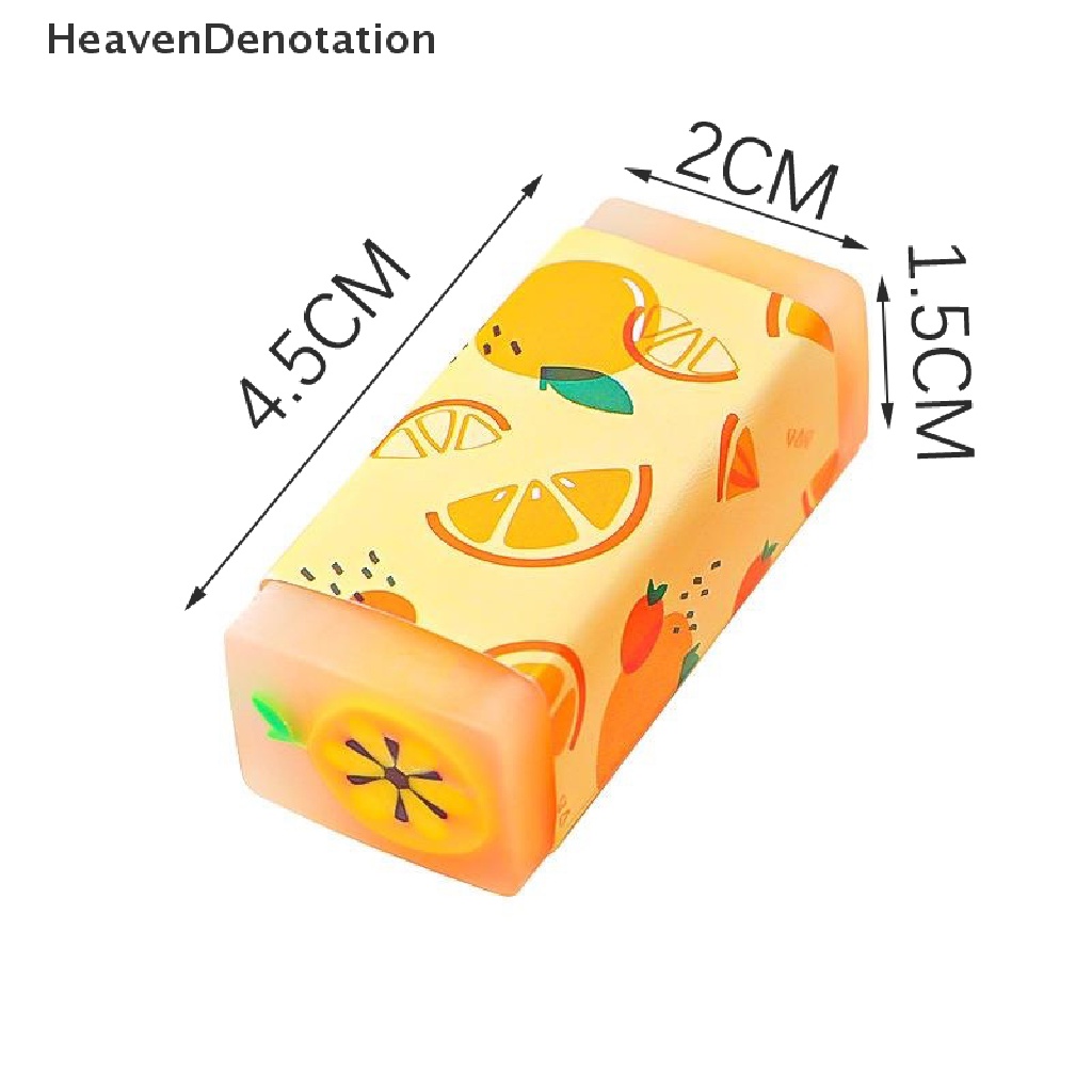 [HeavenDenotation] Kawaii Fruit Watermelon Common Lemon Eraser Rubber Eraser Hadiah Siswa Utama Hadiah Promosi Alat Tulis Eraser Anak HDV