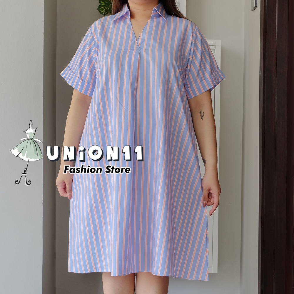 UNION11 - DRESS JUMBO WANITA LD 126 / BAJU JUMBO WANITA / BAJU KERJA WANITA BIGSIZE / DRESS JUMBO WANITA / DRESS JUMBO XXXL WANITA NAOMI