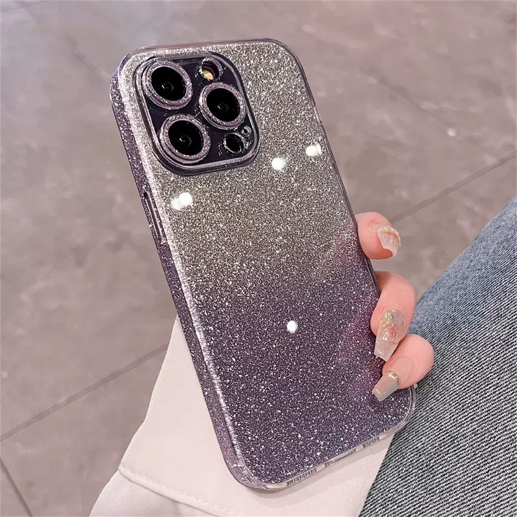 Berlian Langit Berbintang Flash Case iPhone 14 Pro Max Case iPhone 13 12 Pro Max14 Plus Dengan Kamera Perlindungan Lensa Tertutup Penuh shockproof Pelindung Kaca hard back cover