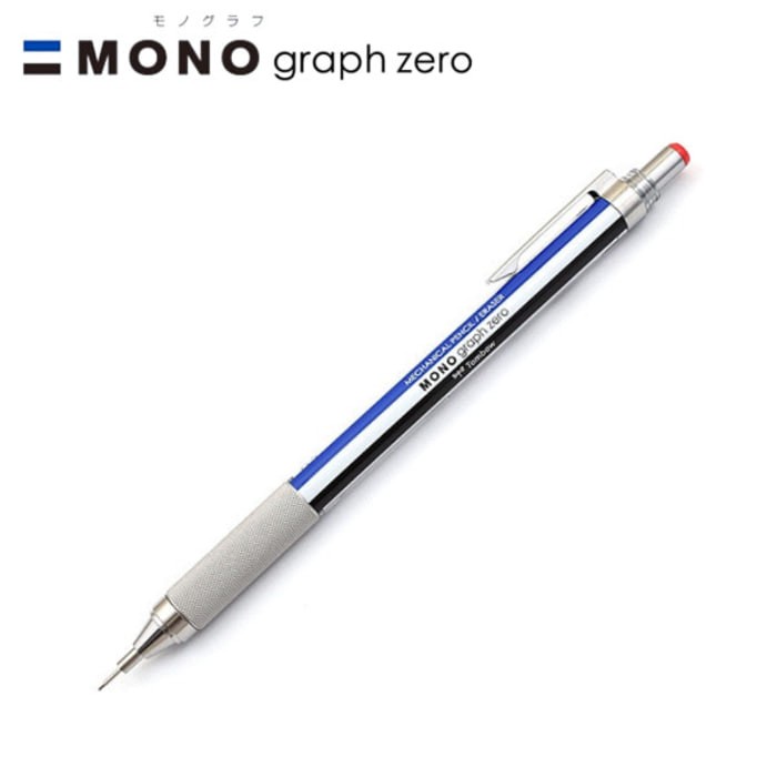 

BISA COD Tombow Mono Graph Zero Mechanical Pencils 0.5mm - WHITE