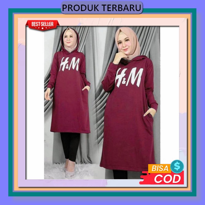 Wiza Tunik / Tunik Wanita Termurah / Atasan Muslim Wanita Kekinian / Bisa Cod / Tunik Terlaris [Tuni